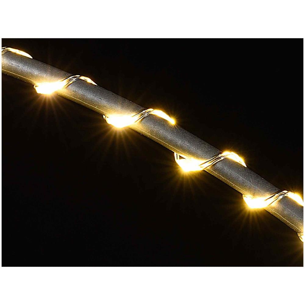 Cerchio Natalizio Luminoso Da Appendere Con 150 Luci Per Interno Ed Esterno Diametro 30 Centimetri - Foto 2