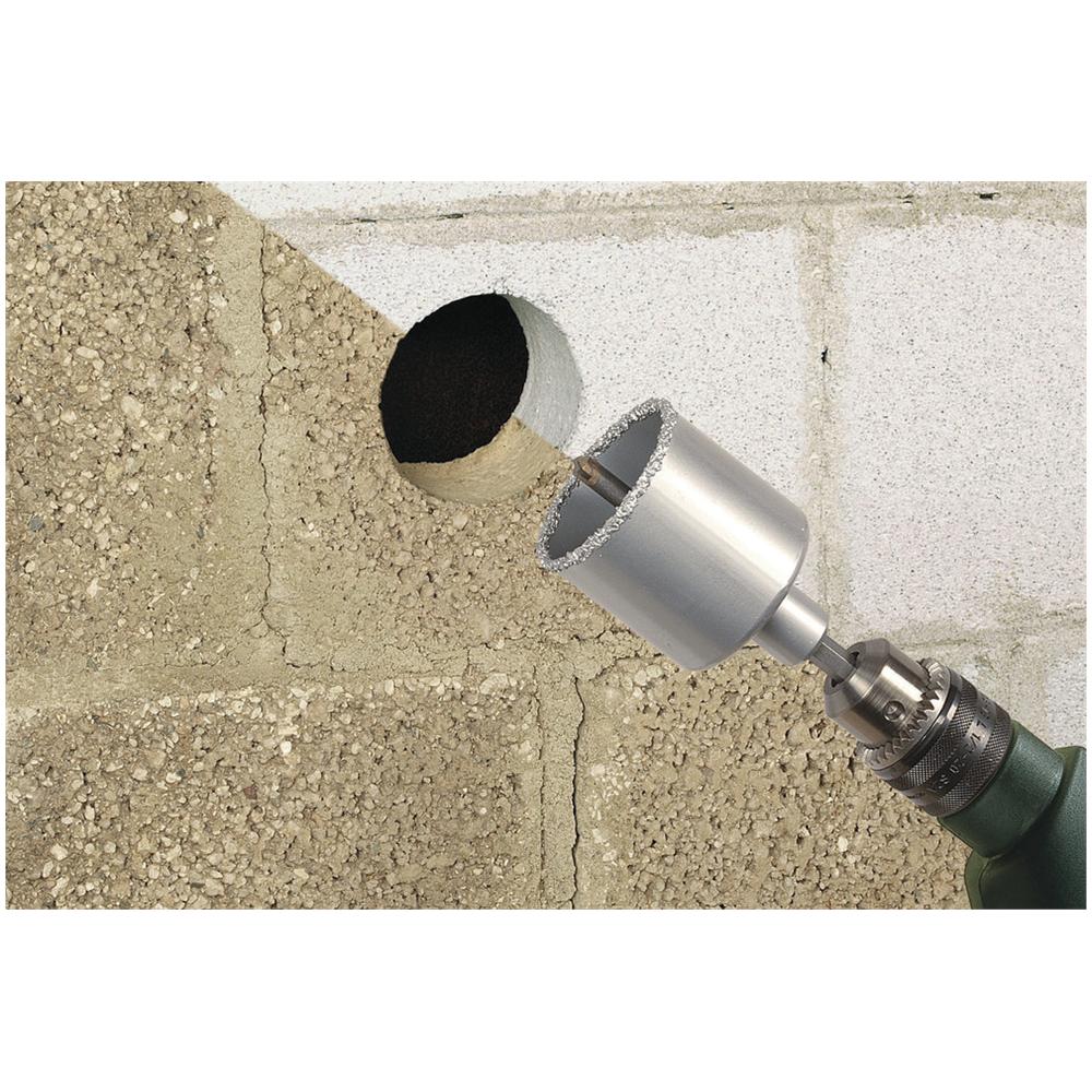 3899000, Singolo, Drill, Mattone, Drywall, Piastrella, Acciaio inossidabile, Tungsten carbide coated (TCC) , Attacco esagonale - Foto 2