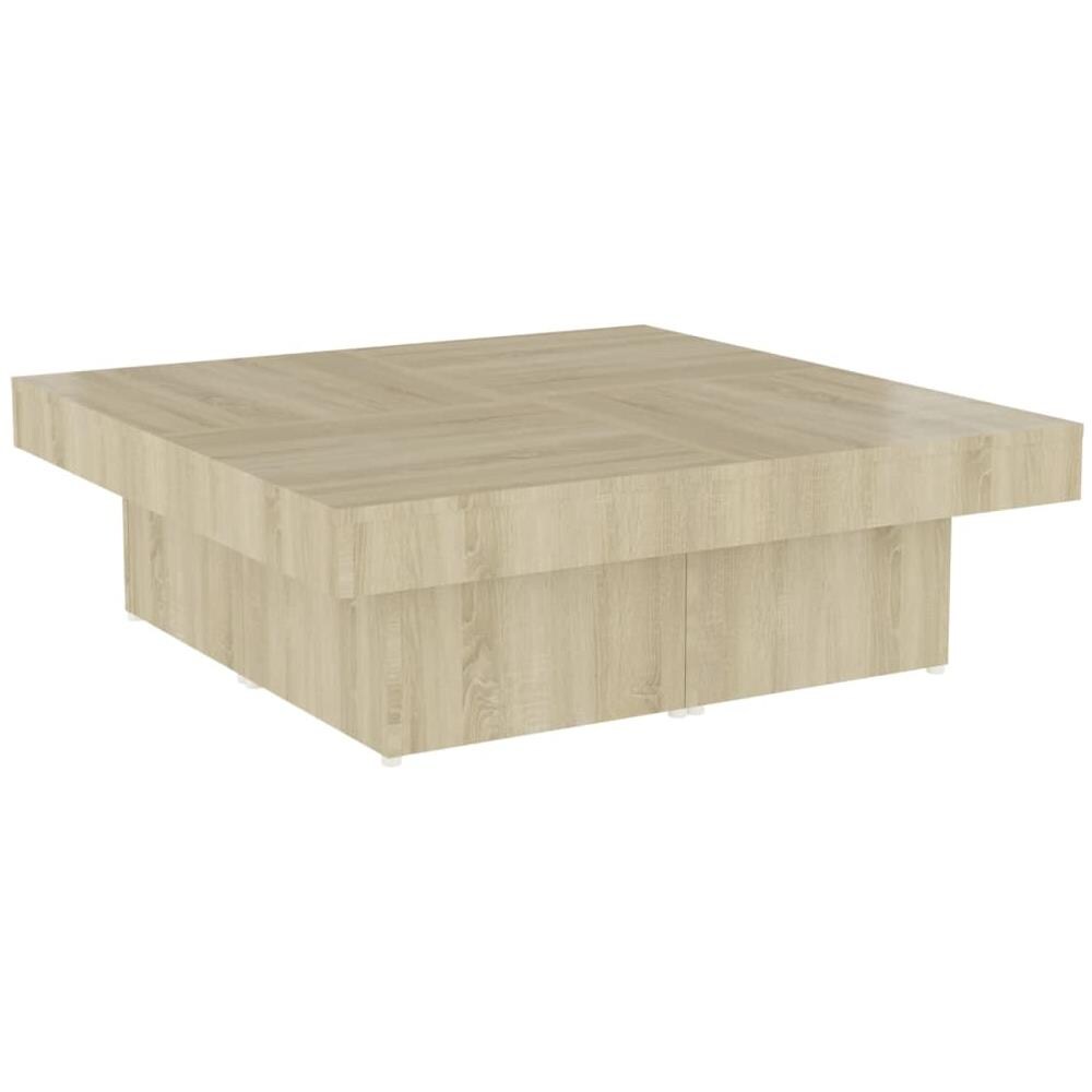 Tavolino Da Salotto Rovere Sonoma 90x90x28 Cm In Truciolato - Foto 2