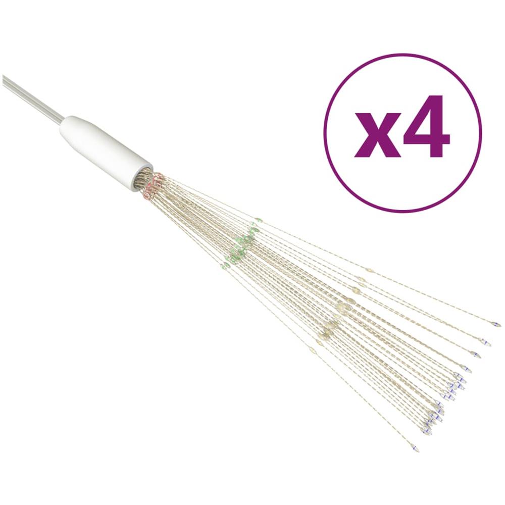 Luci di Natale Fuochi Artificio 4pz Multicolore 20cm 560 LED - Foto 1