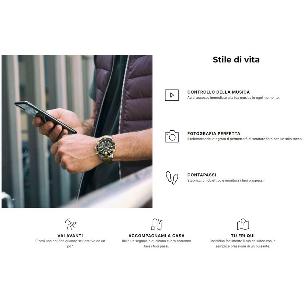 Connected Orologio Hybrid Smartwatch Uomo Smartime 18809/1 - Foto 2