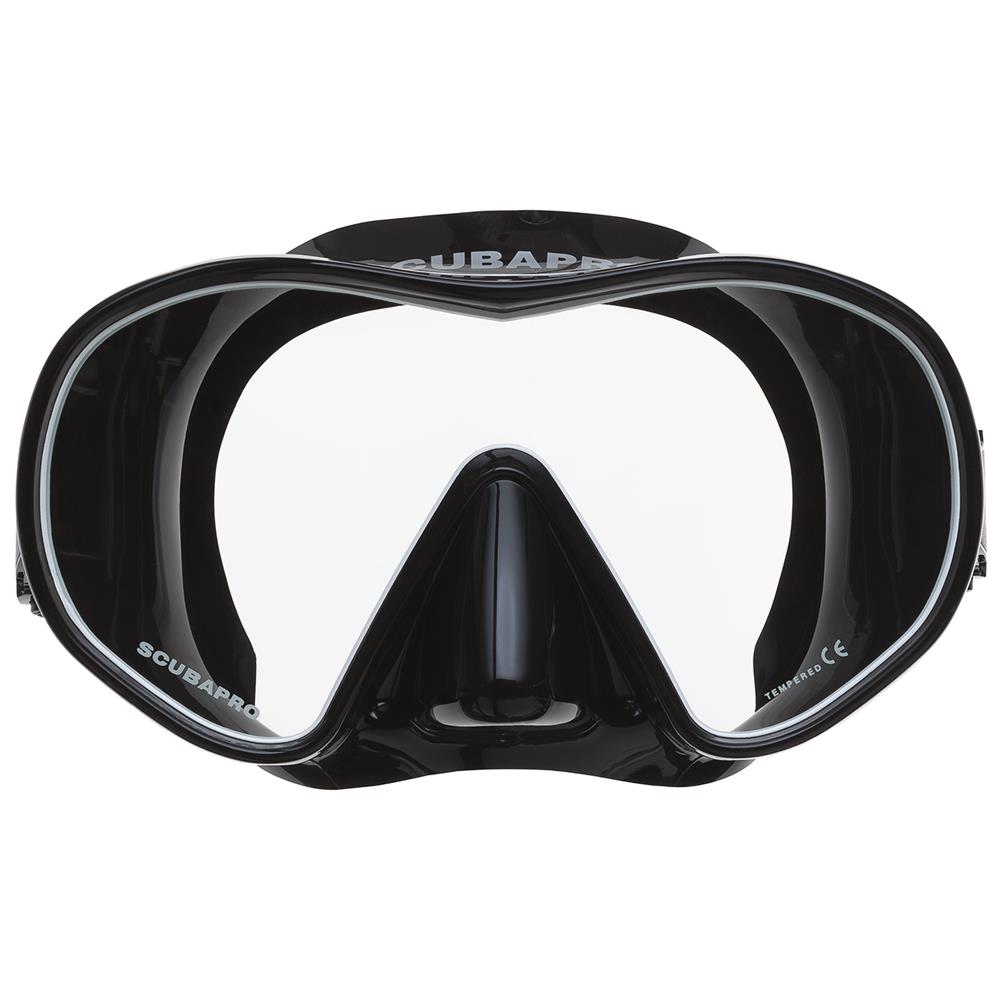 Maschera Solo Trasparente Nero - Foto 1