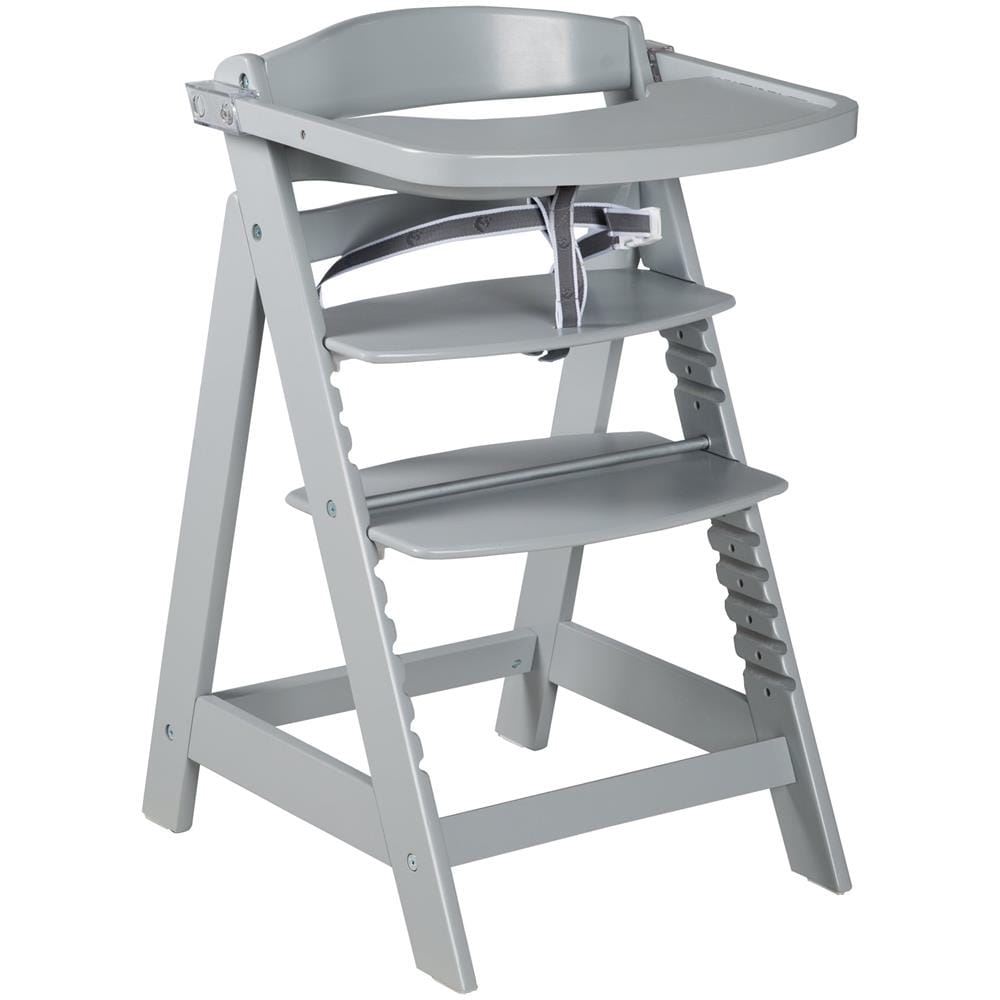 Seggiolone Sit Up Click e Fun - Incl. tavolo da pranzo e appendiabiti - Chiusura a scatto - Cresce con il bambino - Grigio - Foto 1