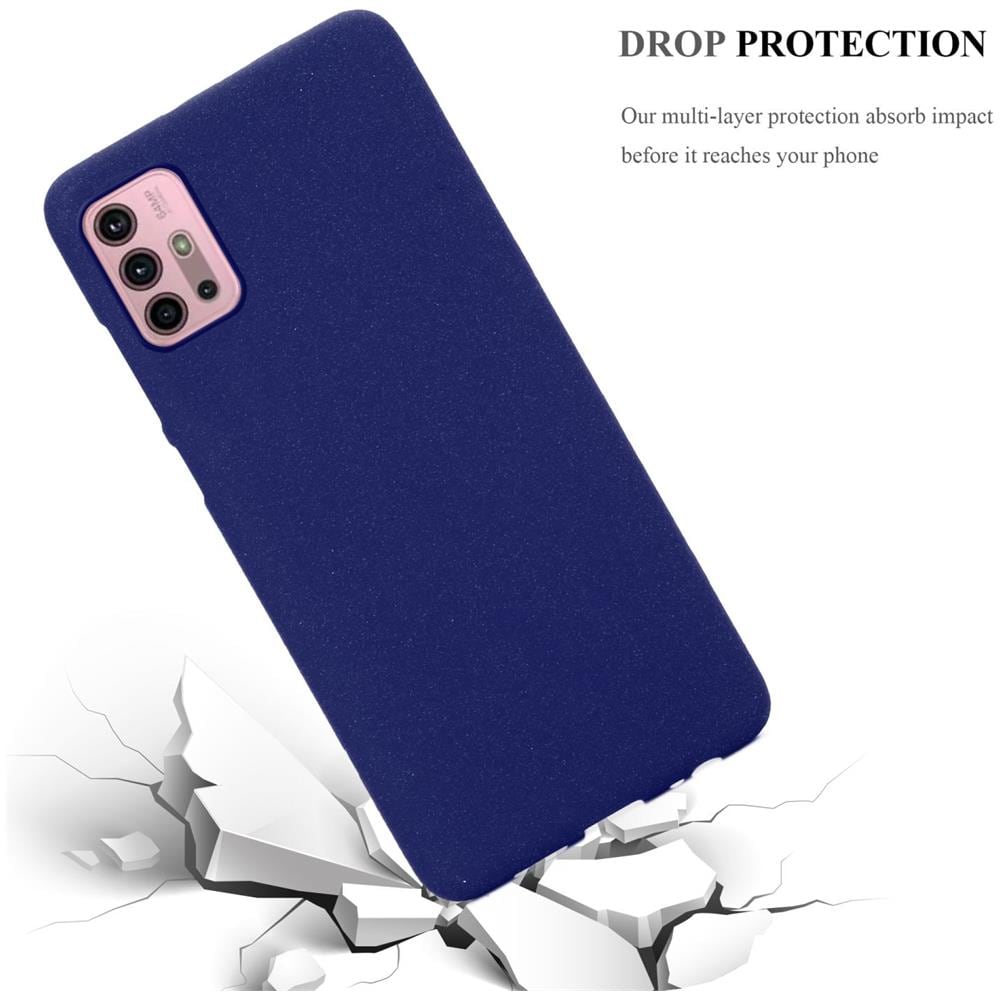 Custodia Compatibile Con Motorola Moto G10 / G30 In Frost Blu Scuro - Coperchio Protettivo In Silicone Tpu Flessibile - Foto 7