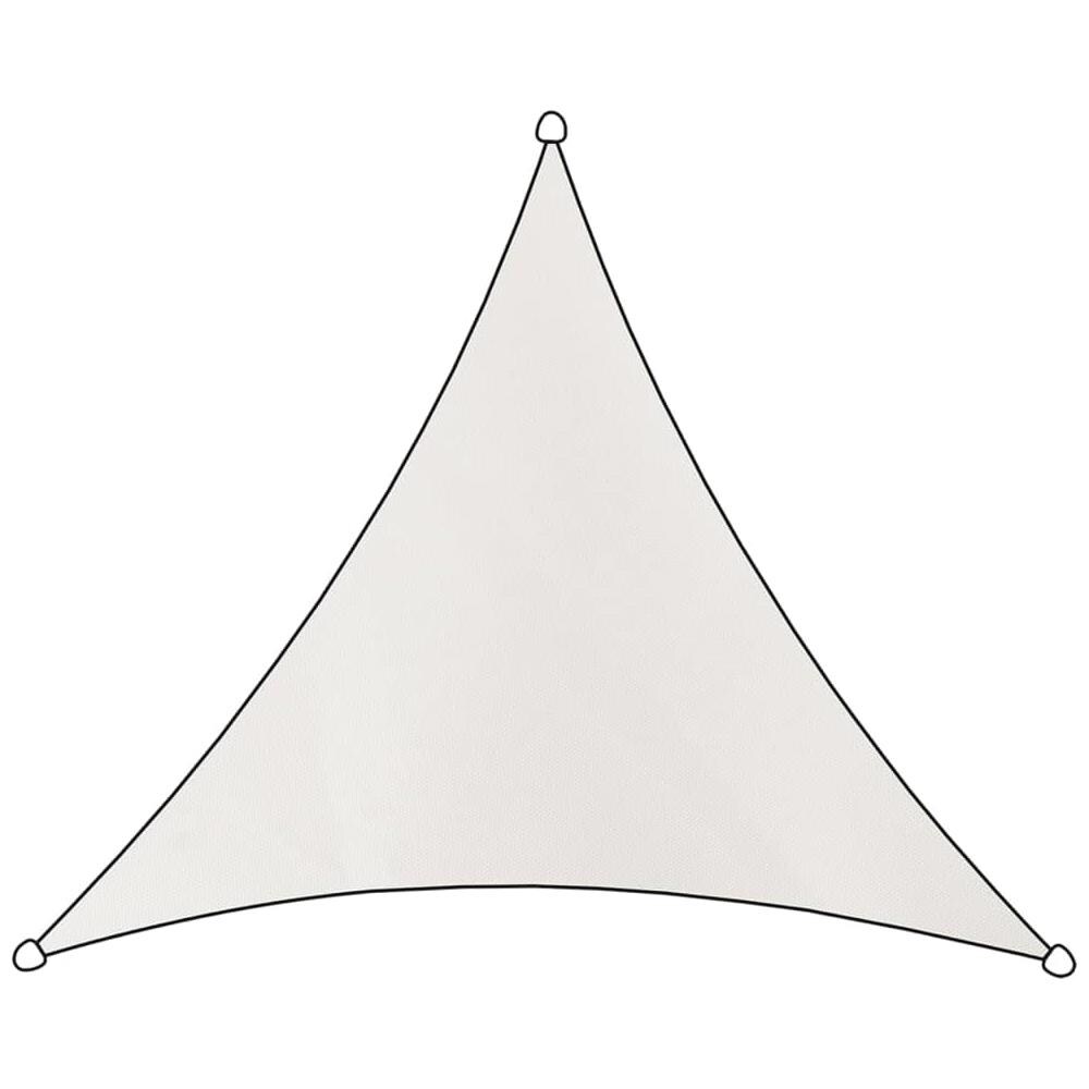 Vela Parasole Como In Poliestere A Triangolo 5x5m Bianca - Foto 1