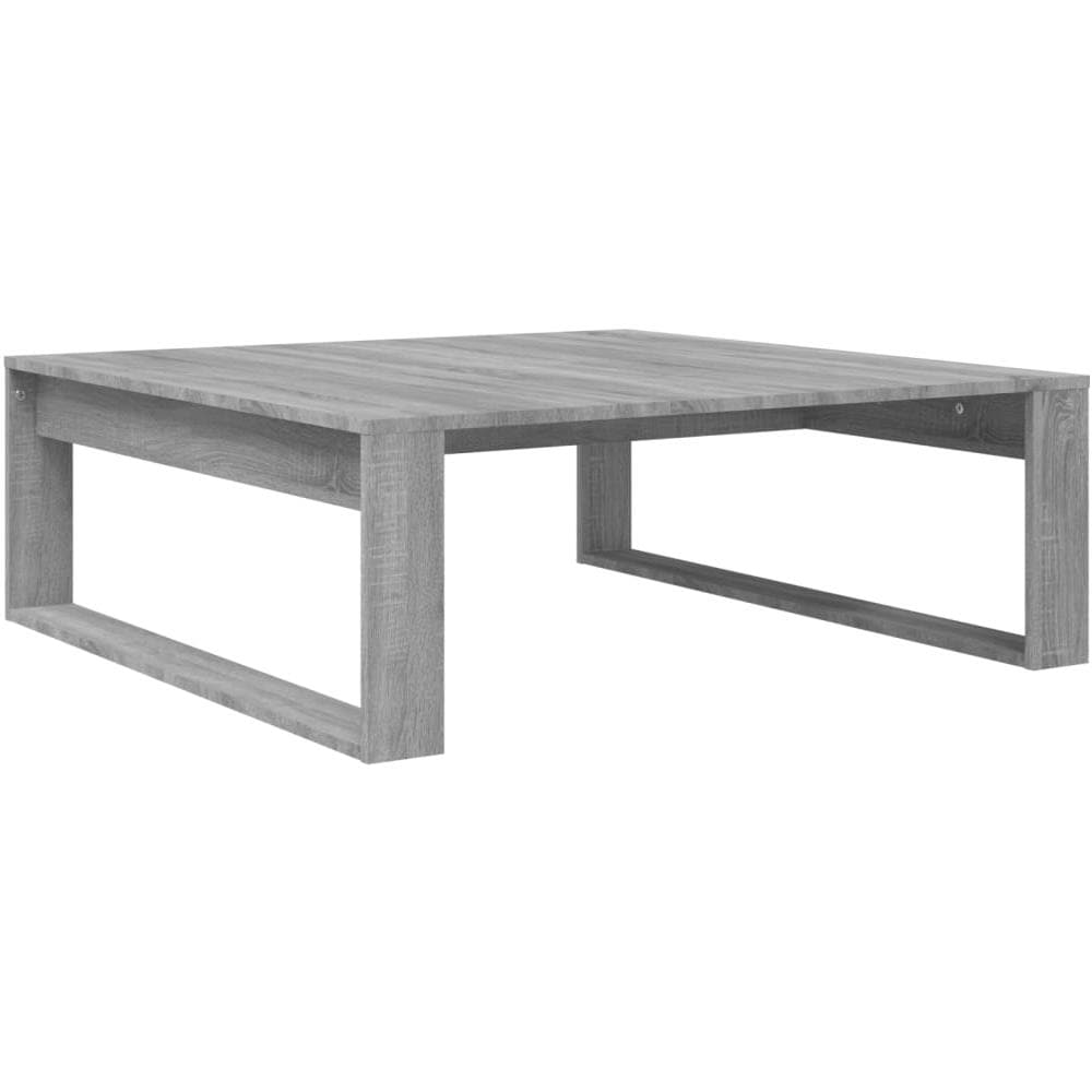 Tavolino Salotto Grigio Sonoma 100x100x35 Cm Legno Multistrato - Foto 1