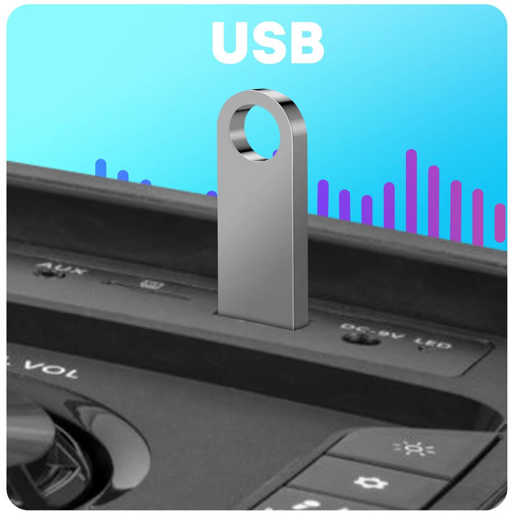 Altoparlante Luminoso Bluetooth Rgb E 2 Microfoni Cablati Bigben Nero - Foto 5