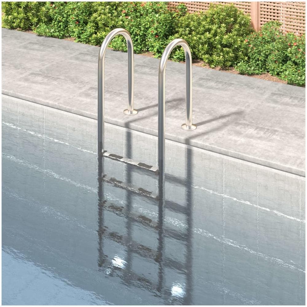 Scala Per Piscina 54x38x211 Cm Acciaio Inox 304 - Foto 1