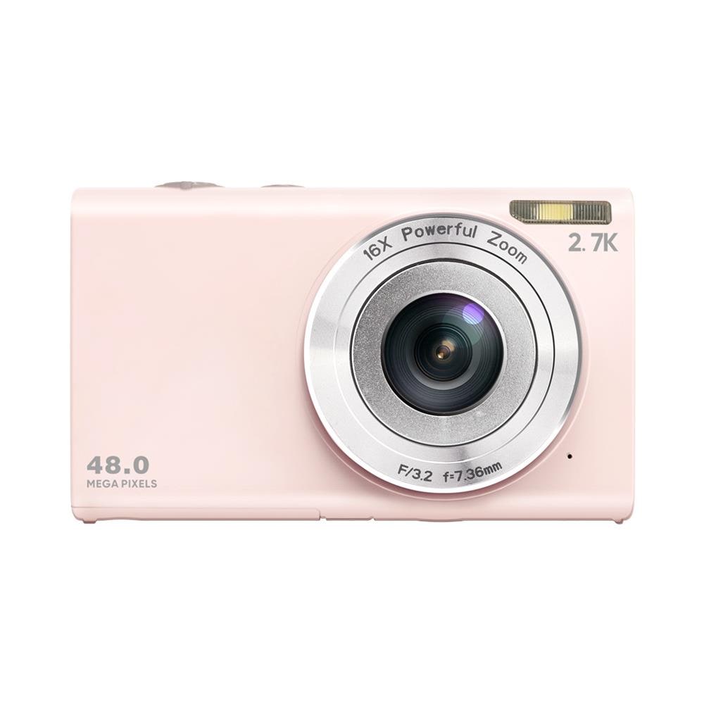 Fotocamera Digitale 48mp 2.7k Fhd 16x Zoom Digitale, Webcam, Autofocus Black - Foto 1