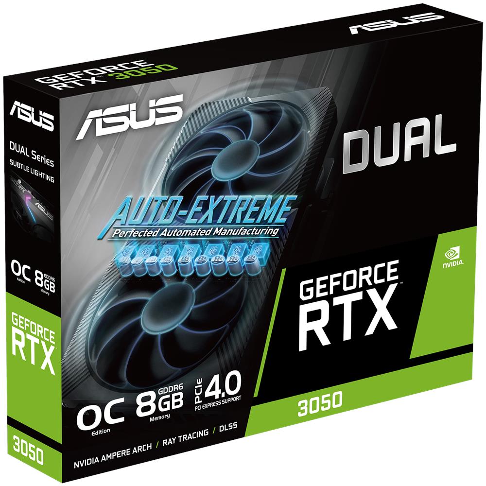 GeForce RTX 3050 8 GB GDDR6 Pci-E 1x DVI-D / 1x DisplayPort / 1x HDMI Dual V2 OC Edition  - Foto 11