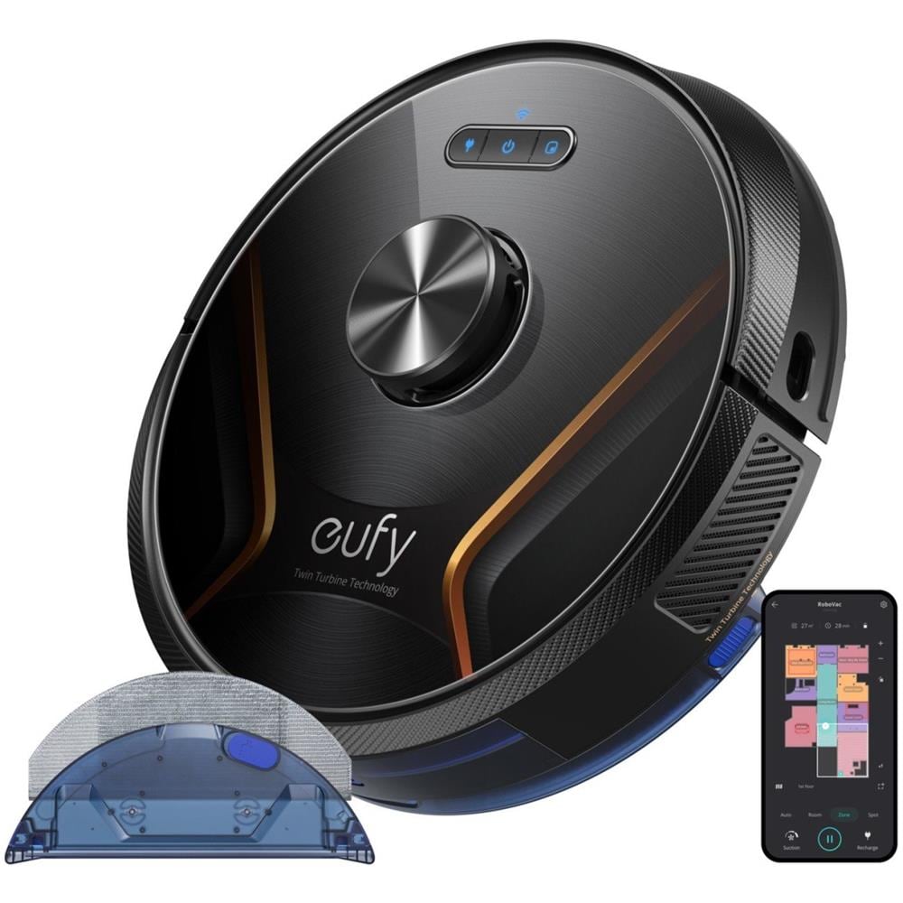 RoboVac X8 Hybrid EU aspirapolvere robot Senza sacchetto Nero - Foto 1