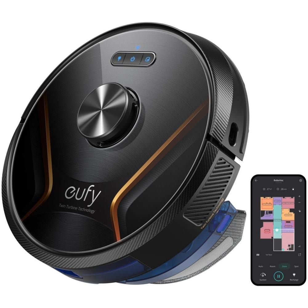 RoboVac X8 Hybrid EU aspirapolvere robot Senza sacchetto Nero - Foto 2