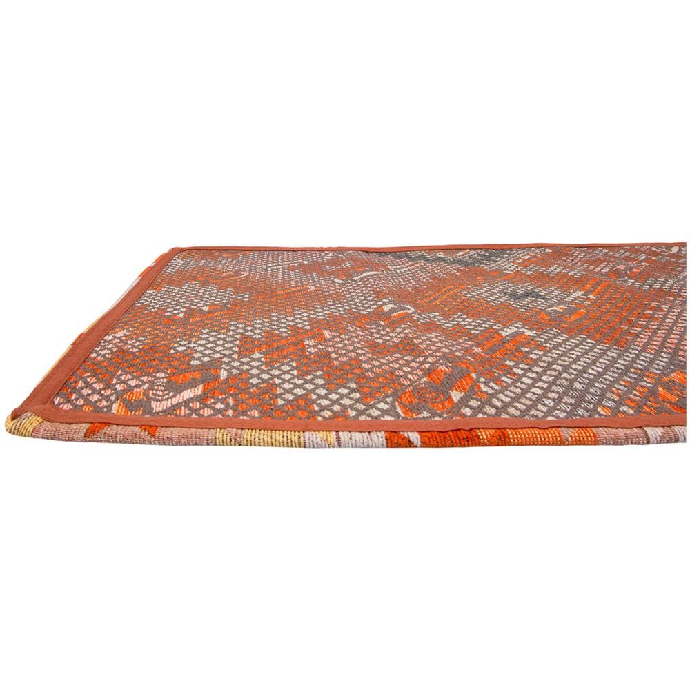 Tappeto Passatoia Cucina Corsia Retro Antiscivolo Disegno Avana Colore Arancio By Suardi 55x240 Arancio - Foto 5