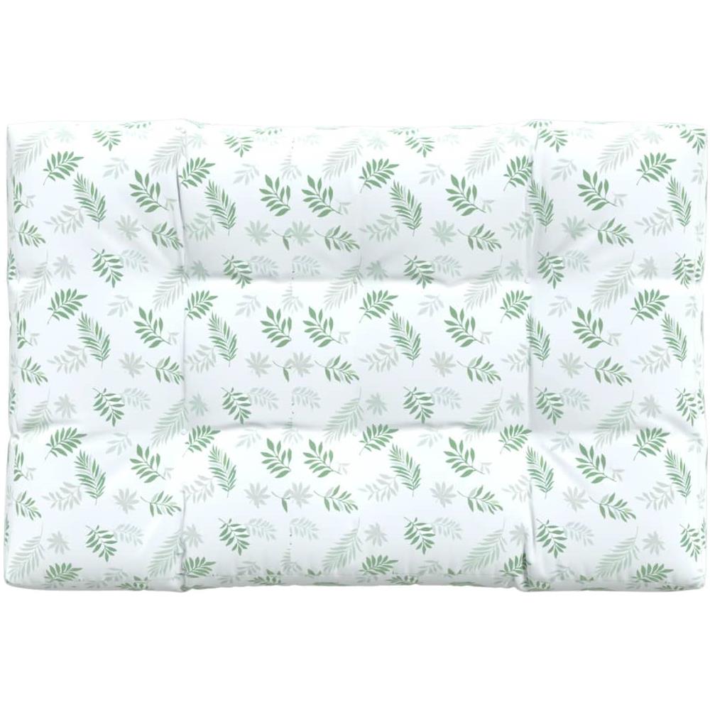 Cuscino Per Pallet Con Motivo A Foglie 120x80x12 Cm In Tessuto - Foto 2