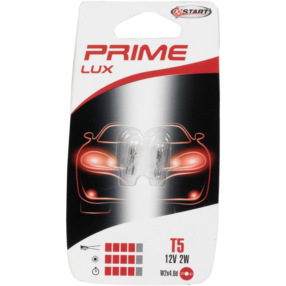 Coppia Di Lampadine Auto Alogene In Vetro T5 12v 2w W2x4.6d - Foto 1