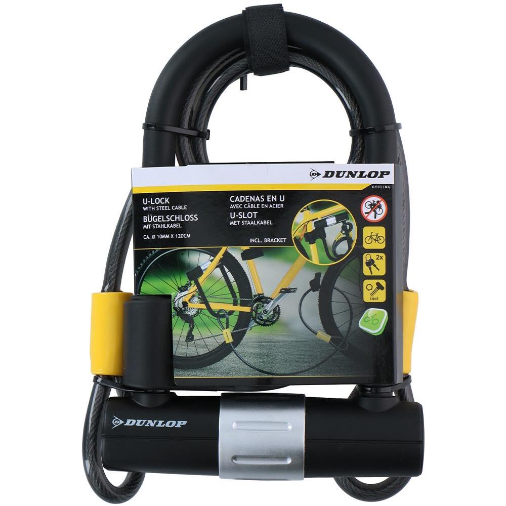 Lucchetto Telaio per Bicicletta Serratura Antifurto con Cavo 120 cm e 2 Chiavi - Foto 3