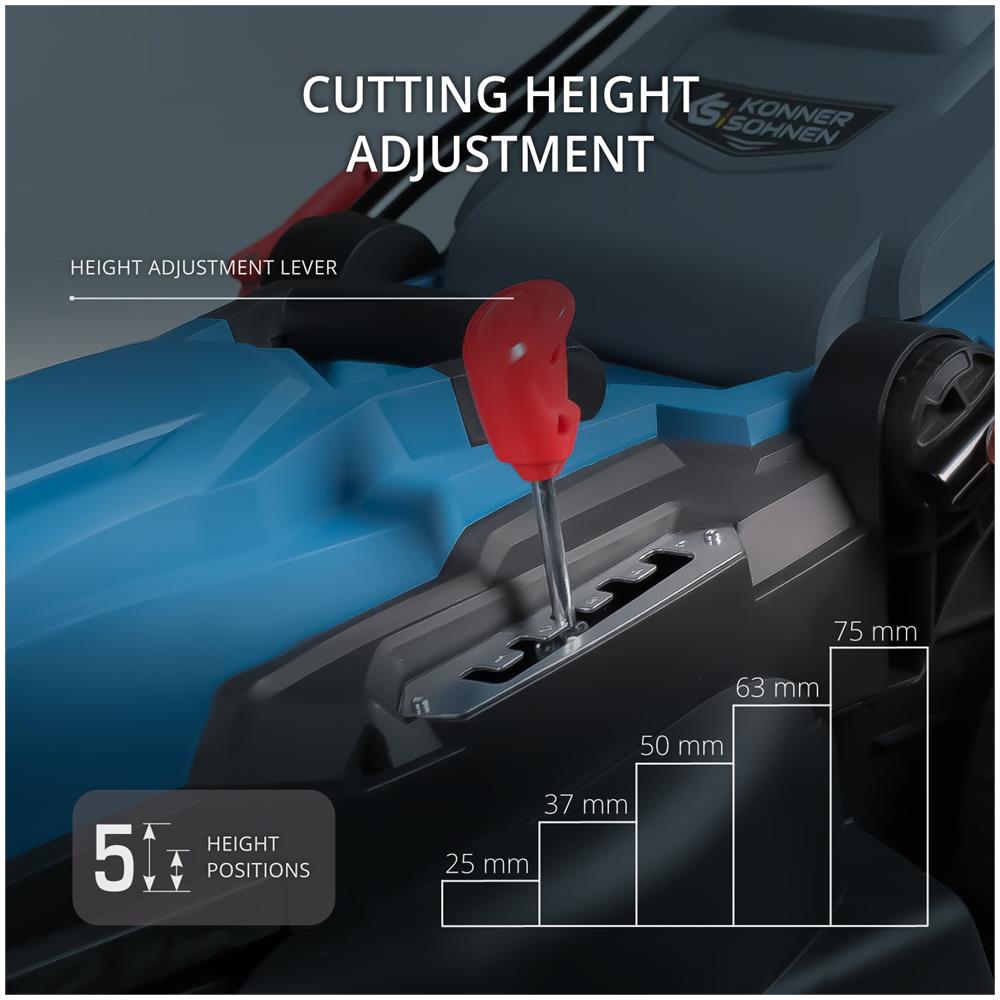 Tosaerba Elettrico Ks 38lm Potenza Del Motore, W 1400 Tensione, V 230 ~ 240 - Foto 4