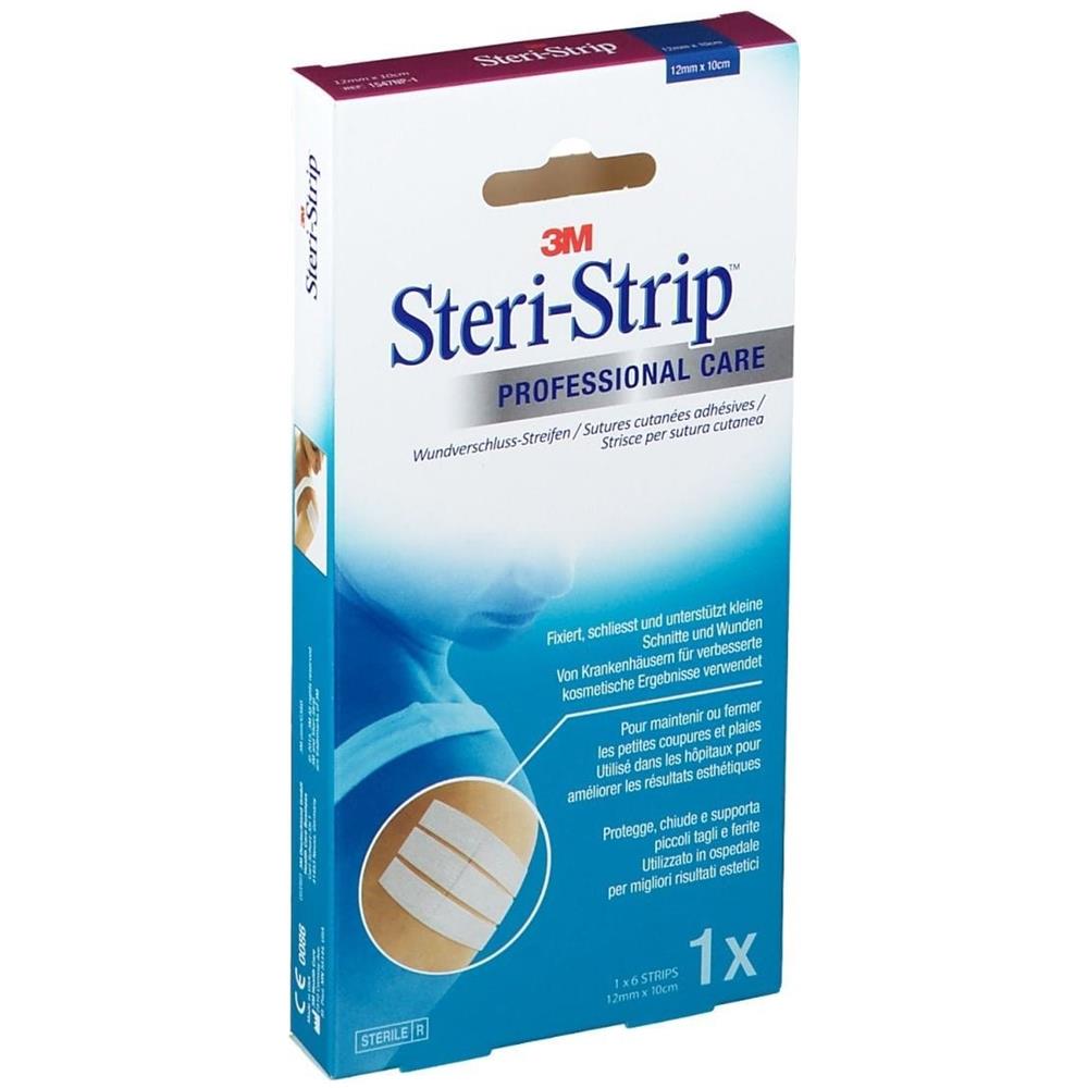Cerotto per Sutura Steristrip Striscia 12 X 100 mm 6 Pezzi - Foto 1
