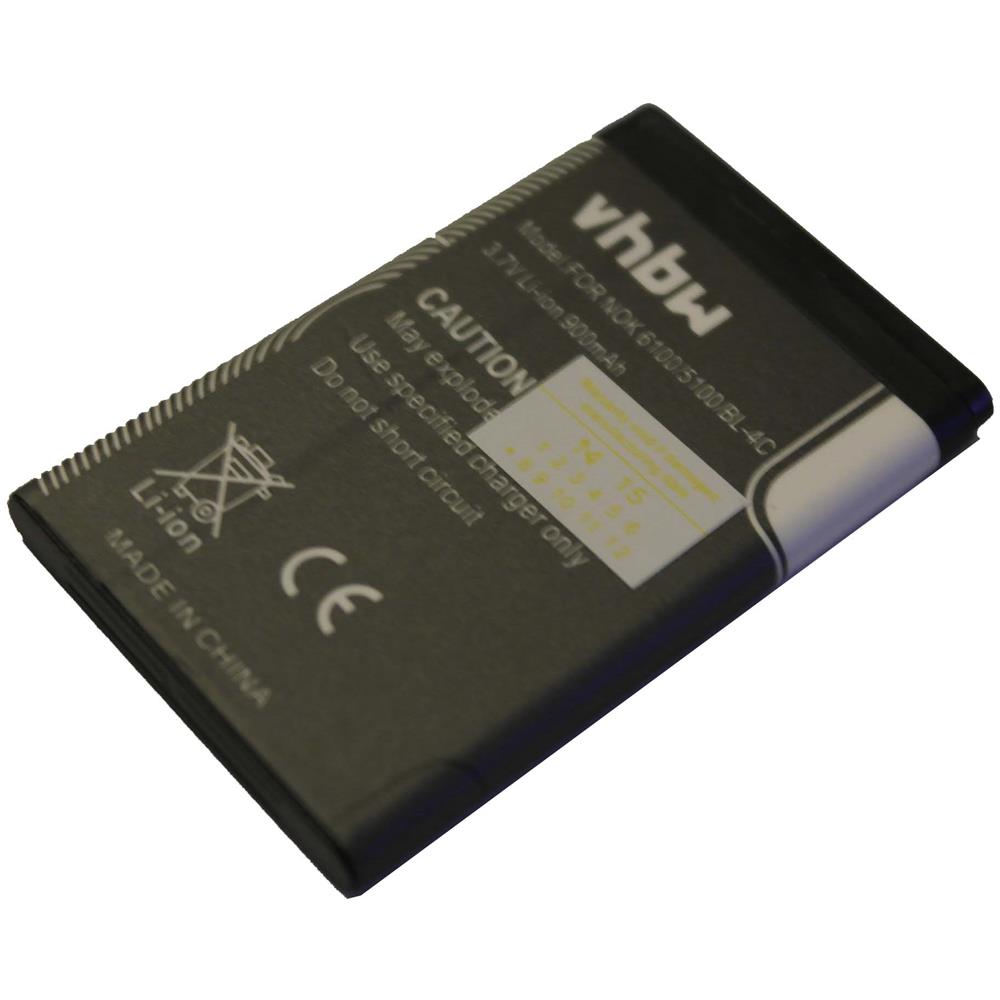Li-ioni Batteria 900mah (3.7v) Per Cellulare, Smartphone Bba-07, Bk-bl-4c, Bl-4c, Bp-121, C4c08t, C4c50t, C4c60t, C4c85t Come Bba-07, Bk-bl-4c. - Foto 1