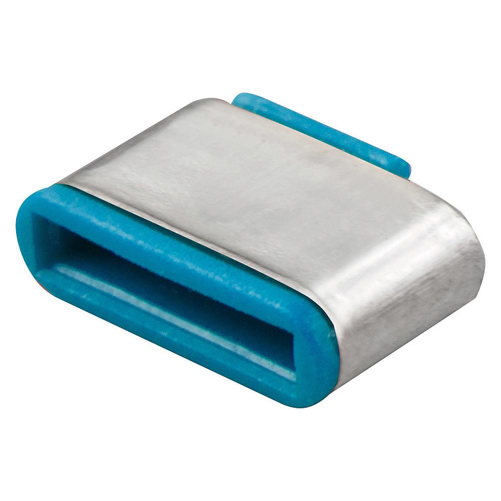 Blocca Porte Usb Tipo C (senza Chiave) ? 10 Pezzi, Blu - Foto 1