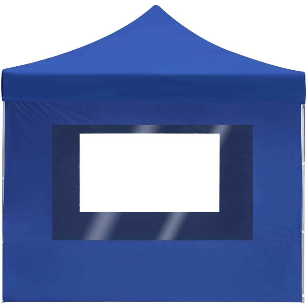 Gazebo Professionale Pieghevole Pareti Alluminio 4,5x3m Blu - Foto 7