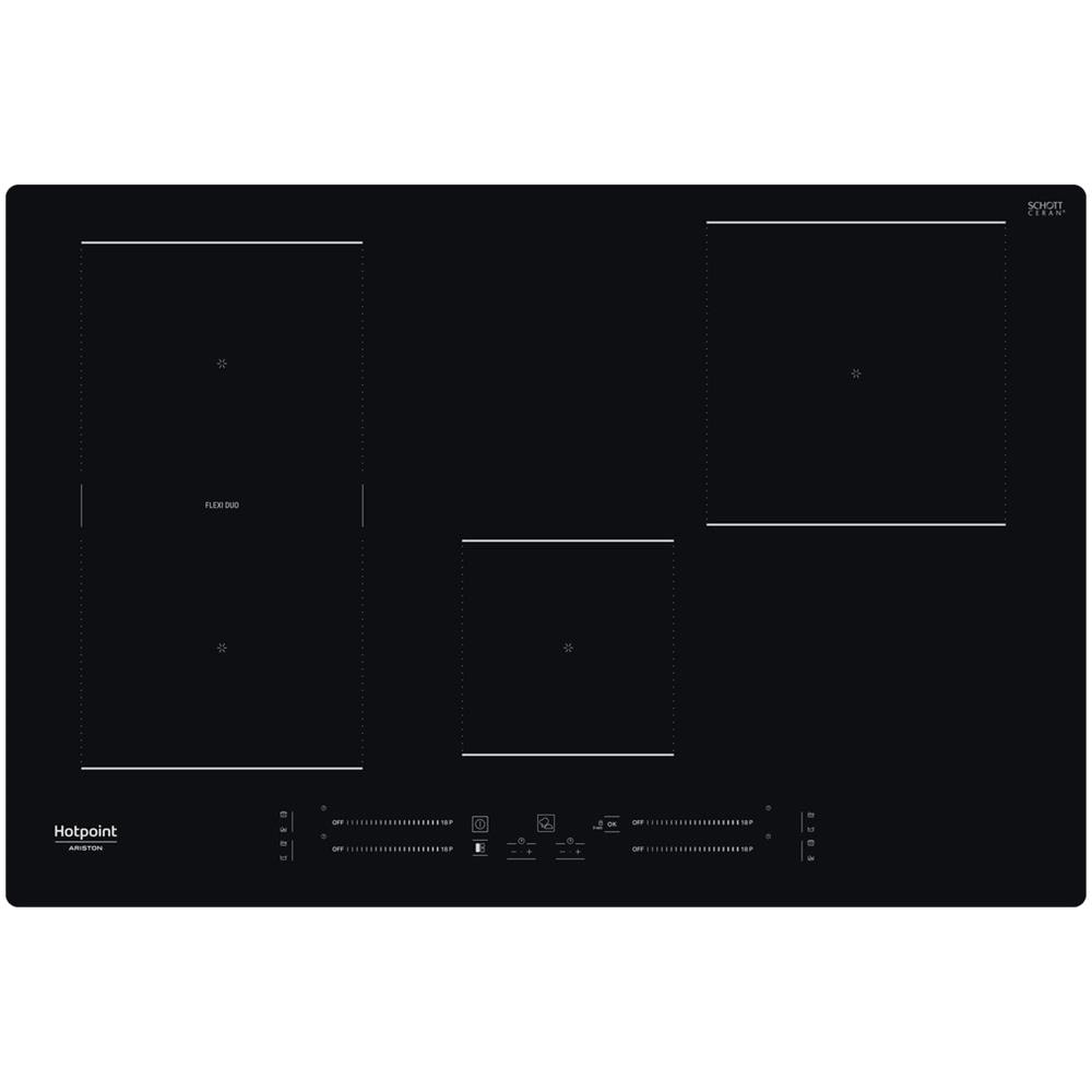 Piano Cottura HS 1677C NE a Induzione 4 Zone Cottura da 77 cm Colore Nero - Foto 1