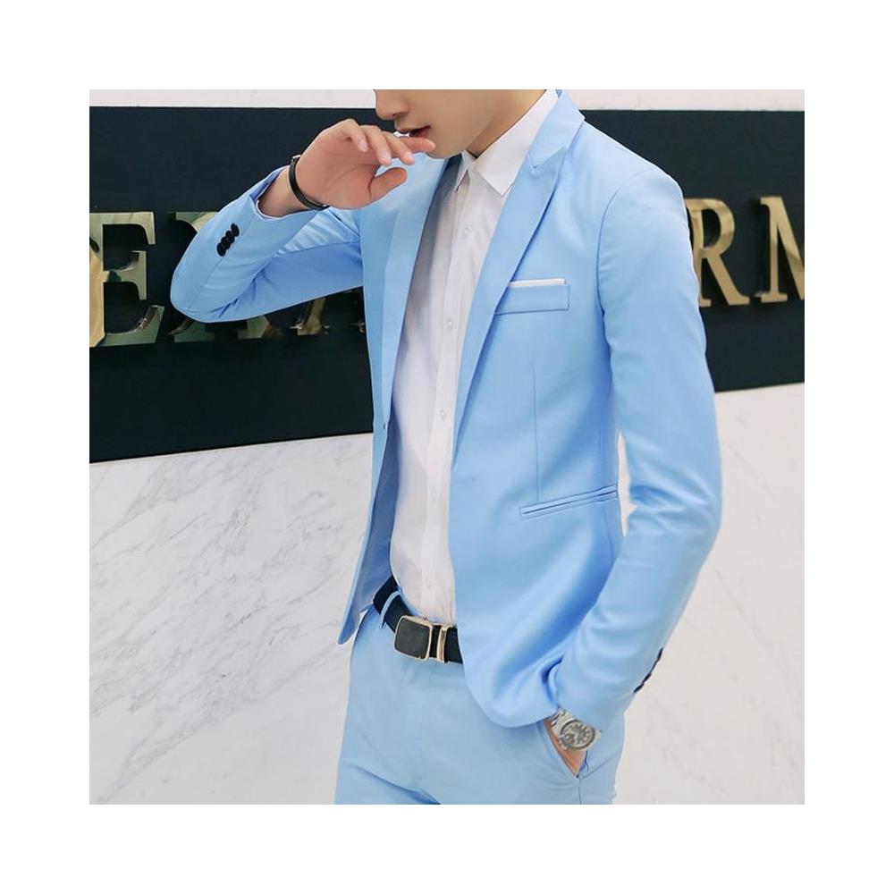 SLOWMOOSE - Blazer Da Uomo Di Alta Qualità, Primavera, Autunno, Cappotti Da  Completo Alla Moda, Giacche Casual Da Uomo Slim Fit [ rosso / 4xl] - ePRICE
