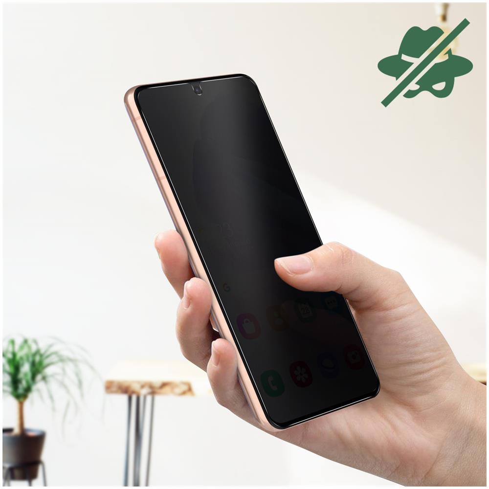 Pellicola Samsung Galaxi S21 Plus Flessibile Anti-spia Antigraffio Nera - Foto 2