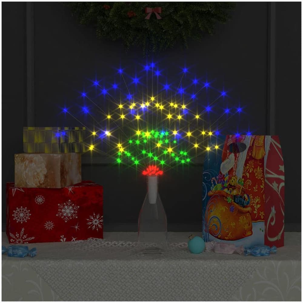 Luci di Natale Fuochi Artificio 2pz Multicolore 20cm 280 LED - Foto 3