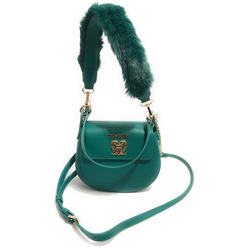 Borsa Donna Love Turn Lock Tracolla Verde B23mo145 Jc4396 Piccola - Foto 1