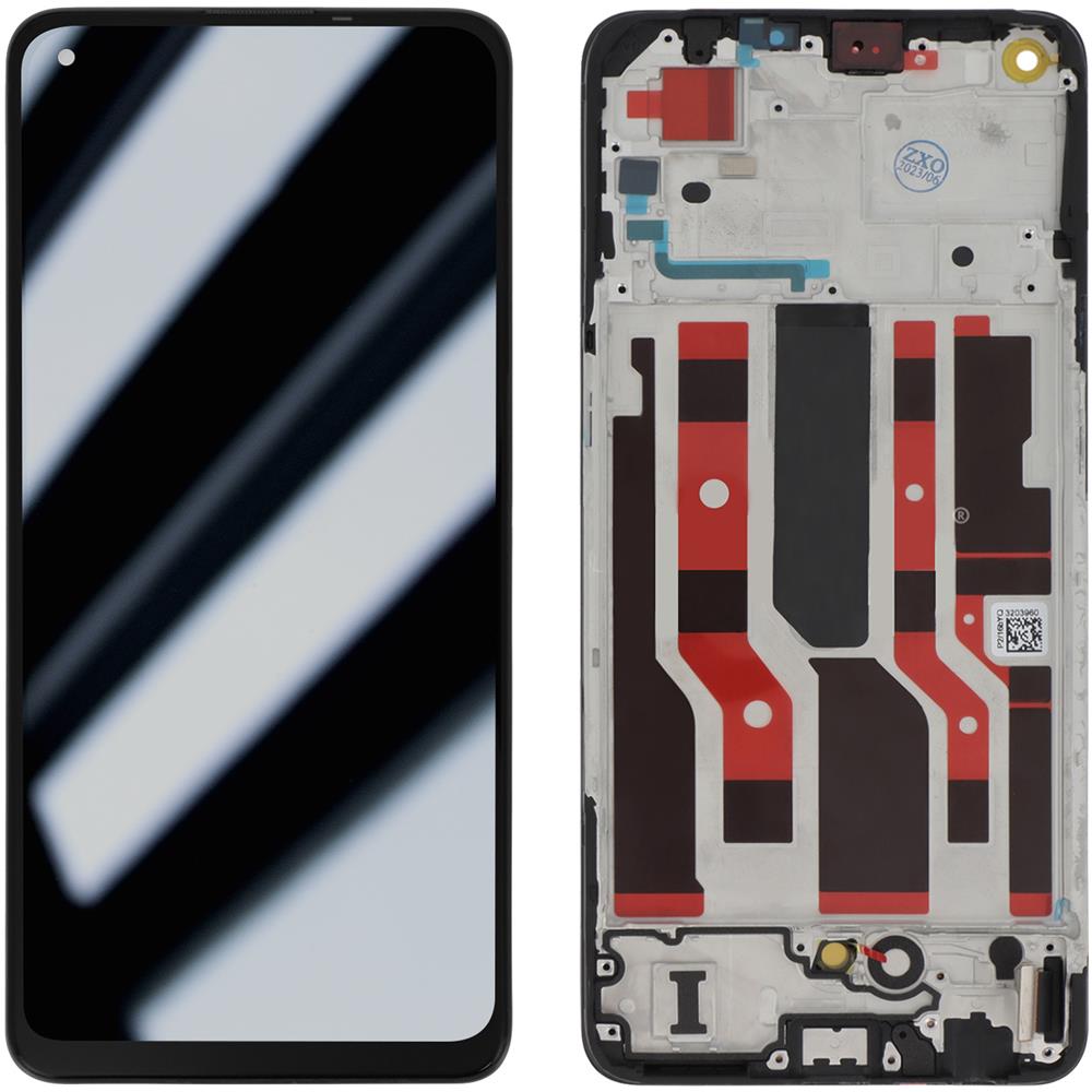 Blocco Schermo Per Oppo Reno 8 Lite 5g Lcd + Vetro Touch E Frame - Foto 1