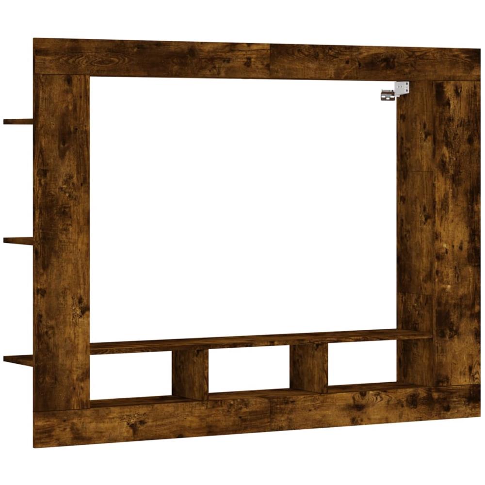 Mobile Porta Tv Rovere Fumo 152x22x113 Cm In Legno Multistrato - Foto 2