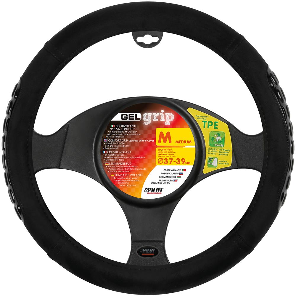 Gel Grip, Coprivolante In Microfibra - M - ? 37/39 Cm - Nero - Foto 1