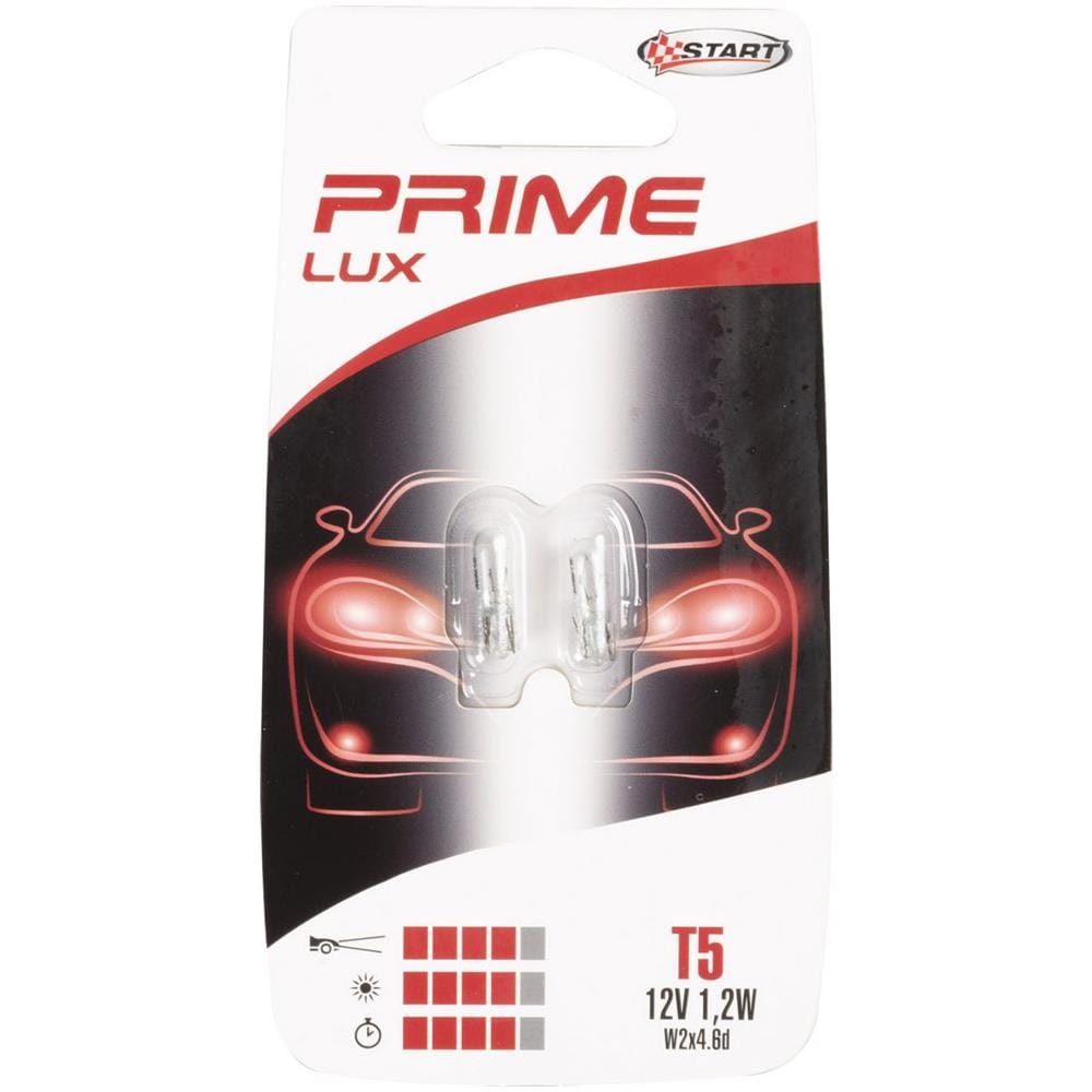 Coppia Di Lampadine Auto In Vetro T5 12v 1,2w W2x4.6d - Foto 1