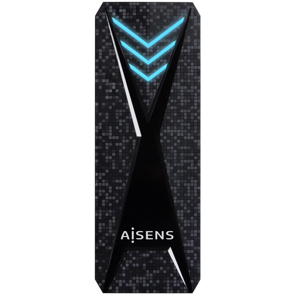 ASM2-RGB013B contenitore di unità di archiviazione Box esterno SSD Nero M. 2 - Foto 1