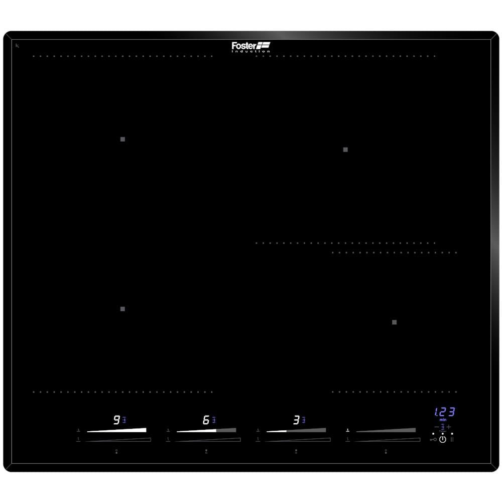Piano Cottura 7381646 da Incasso 4 Zone Cottura da 58 cm Colore Nero - Foto 1