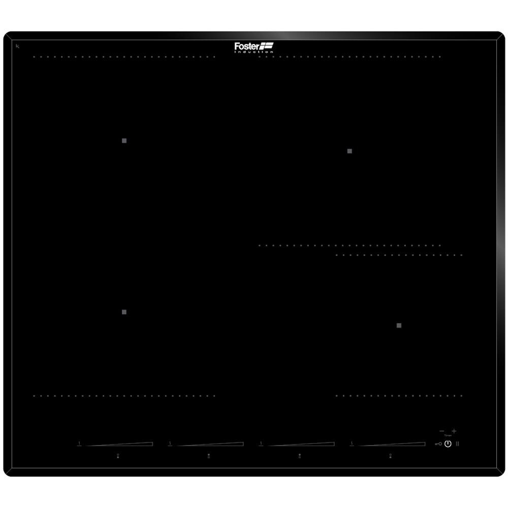 Piano Cottura 7381646 da Incasso 4 Zone Cottura da 58 cm Colore Nero - Foto 2