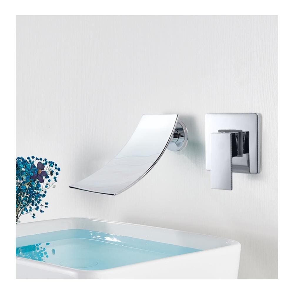 Rubinetto per lavabo da bagno, Blackswan, modello a cascata M2, cromato, misura 18 cm - Foto 2