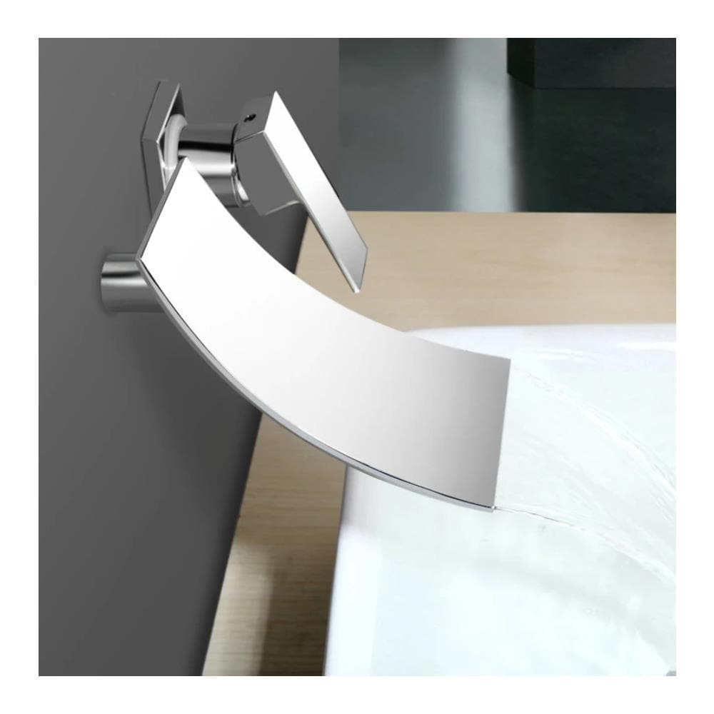Rubinetto per lavabo da bagno, Blackswan, modello a cascata M2, cromato, misura 18 cm - Foto 4