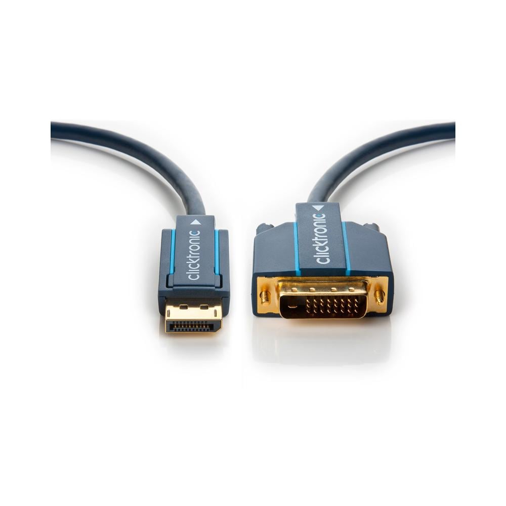 ICOC CLC-DSP-030 - Cavo Monitor DisplayPort Maschio a DVI-D Maschio 3 m Blu - Foto 2