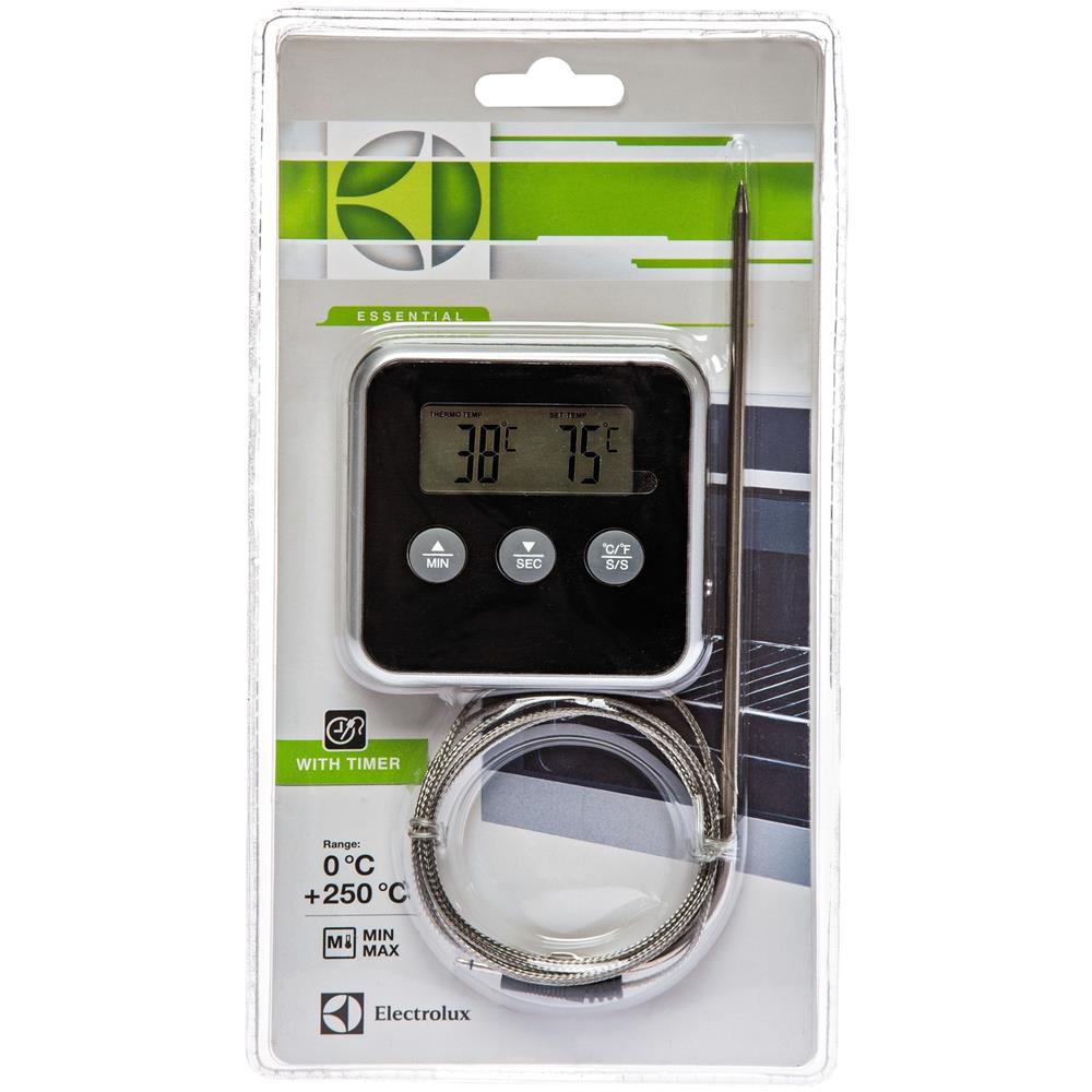 Termosonda Digitale E4KTD001 Range di Temperatura 0- 250°C con Timer in Silicone/ Acciaio Inossidabile  - Foto 3