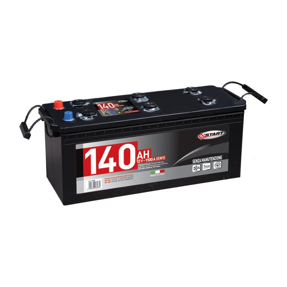 Batteria Autocarro 140ah 12v 900a Specifica Per Autocarro Polo Positivo Sinistro Piedini - Foto 1