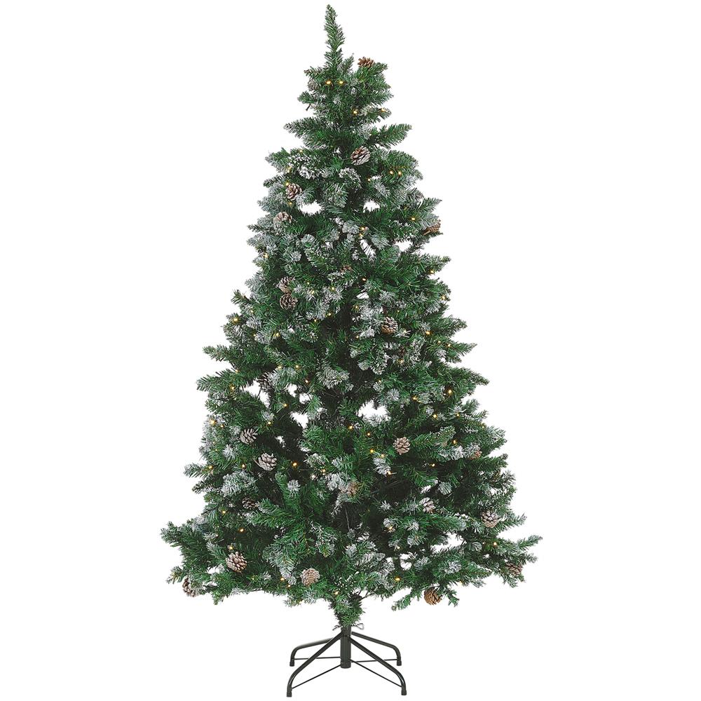 Albero Di Natale Innevato Pre-illuminato Verde 180 Cm Palomar - Foto 1