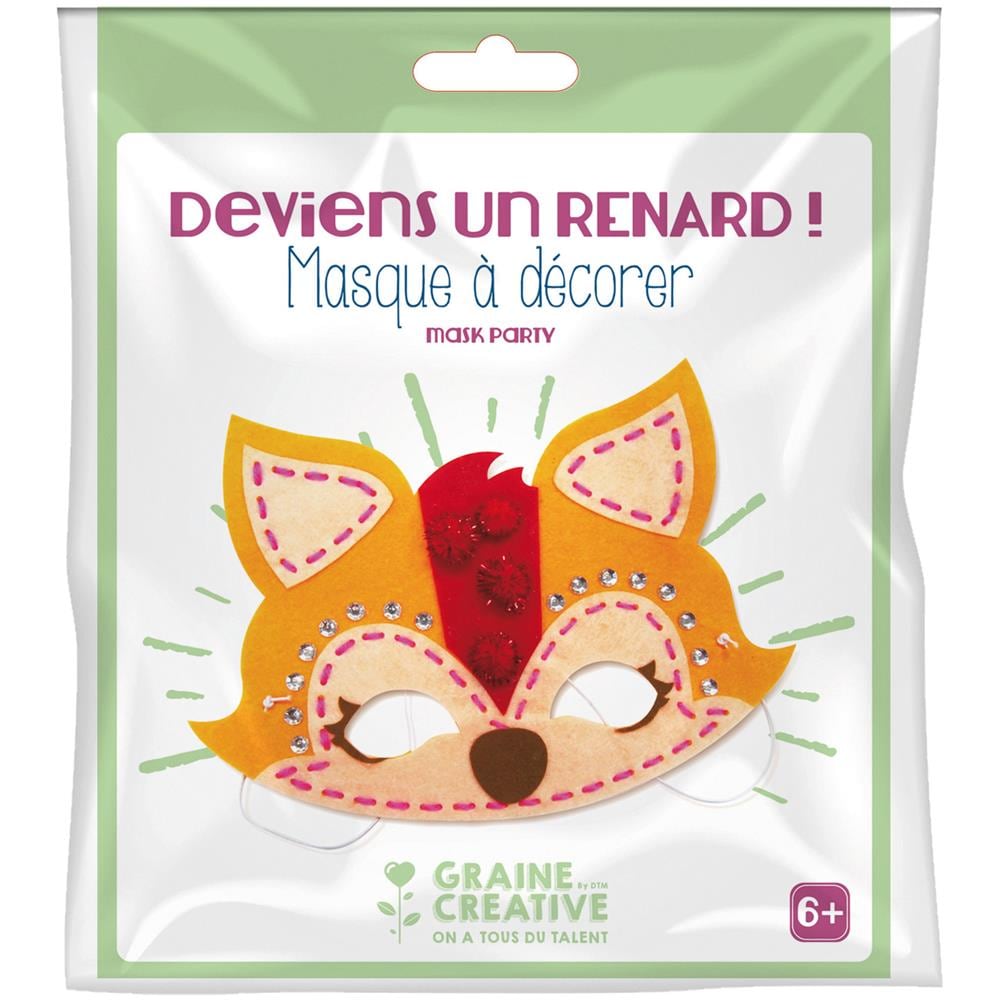 Graines Creatives - Kit Maschera In Feltro Volpe - Foto 1