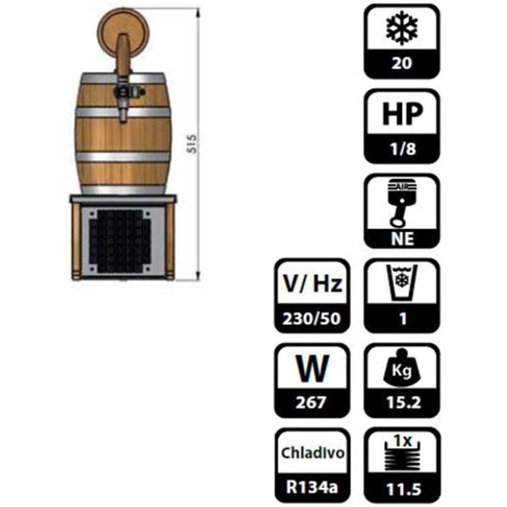 Spillatore Birra Soudek 20, 1-line, 20 Litri / h, Green Line - Foto 4