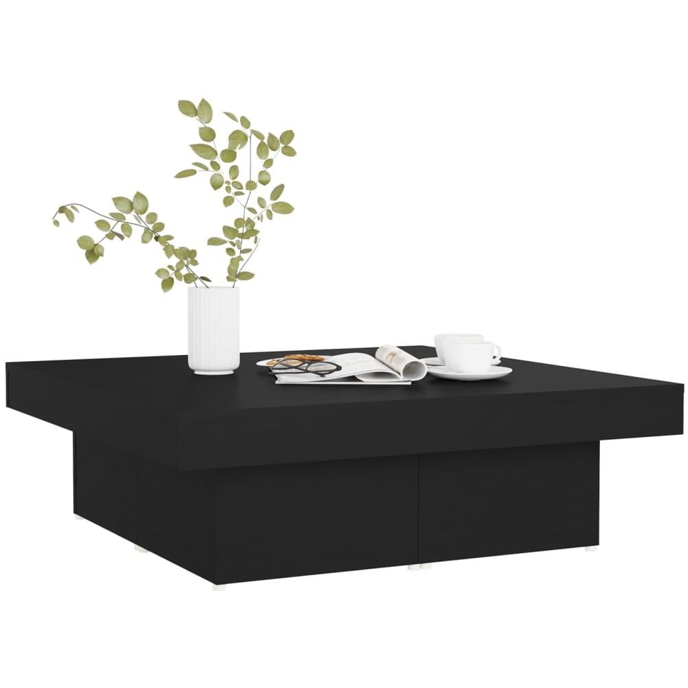 VidaXL Tavolini da Salotto 2 pz Neri 50x50x40 cm in Legno Multistrato | Leroy Merlin