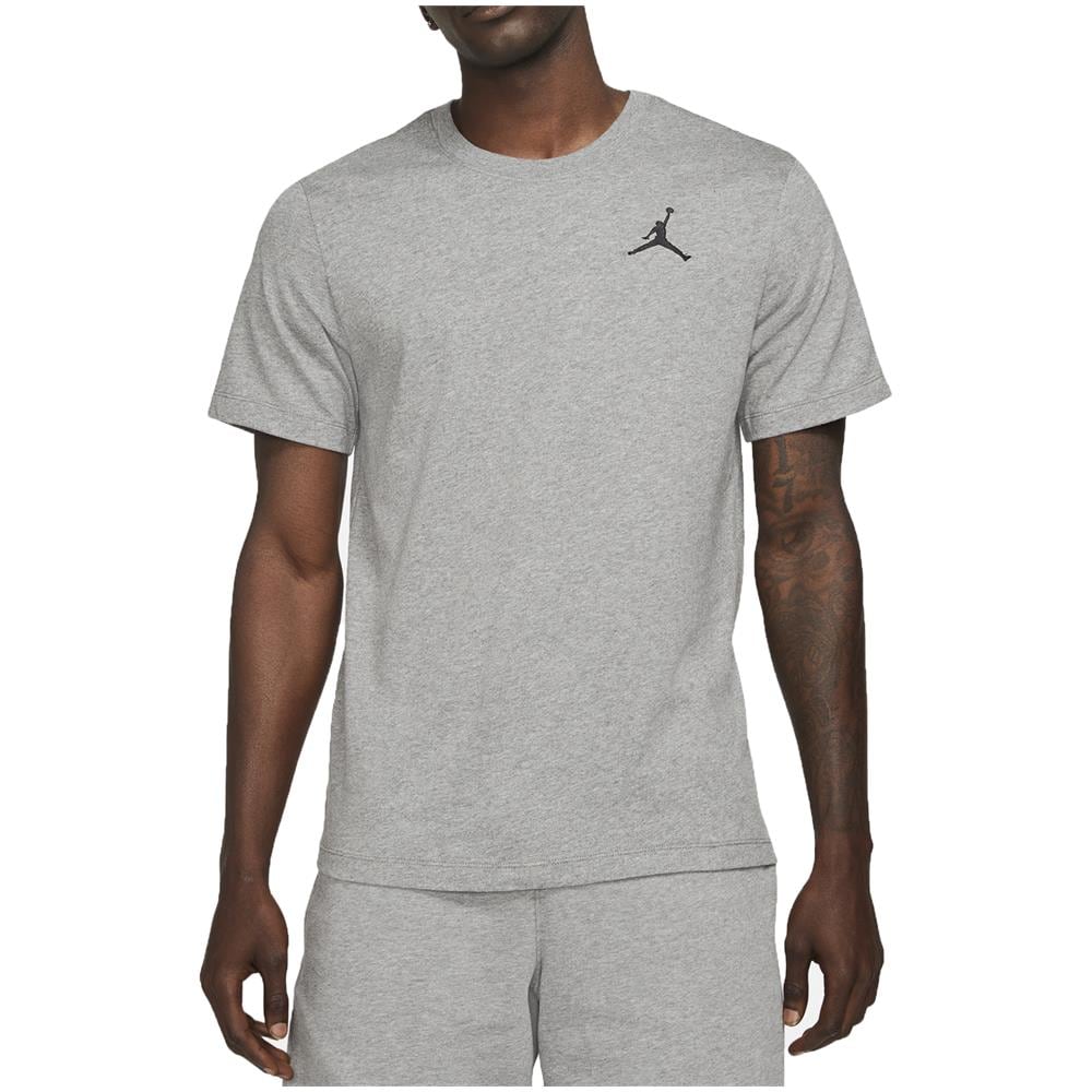 T-shirt Da Uomo Jumpman Embroidered Grigia Taglia L Cod Dc7485-091 - Foto 1