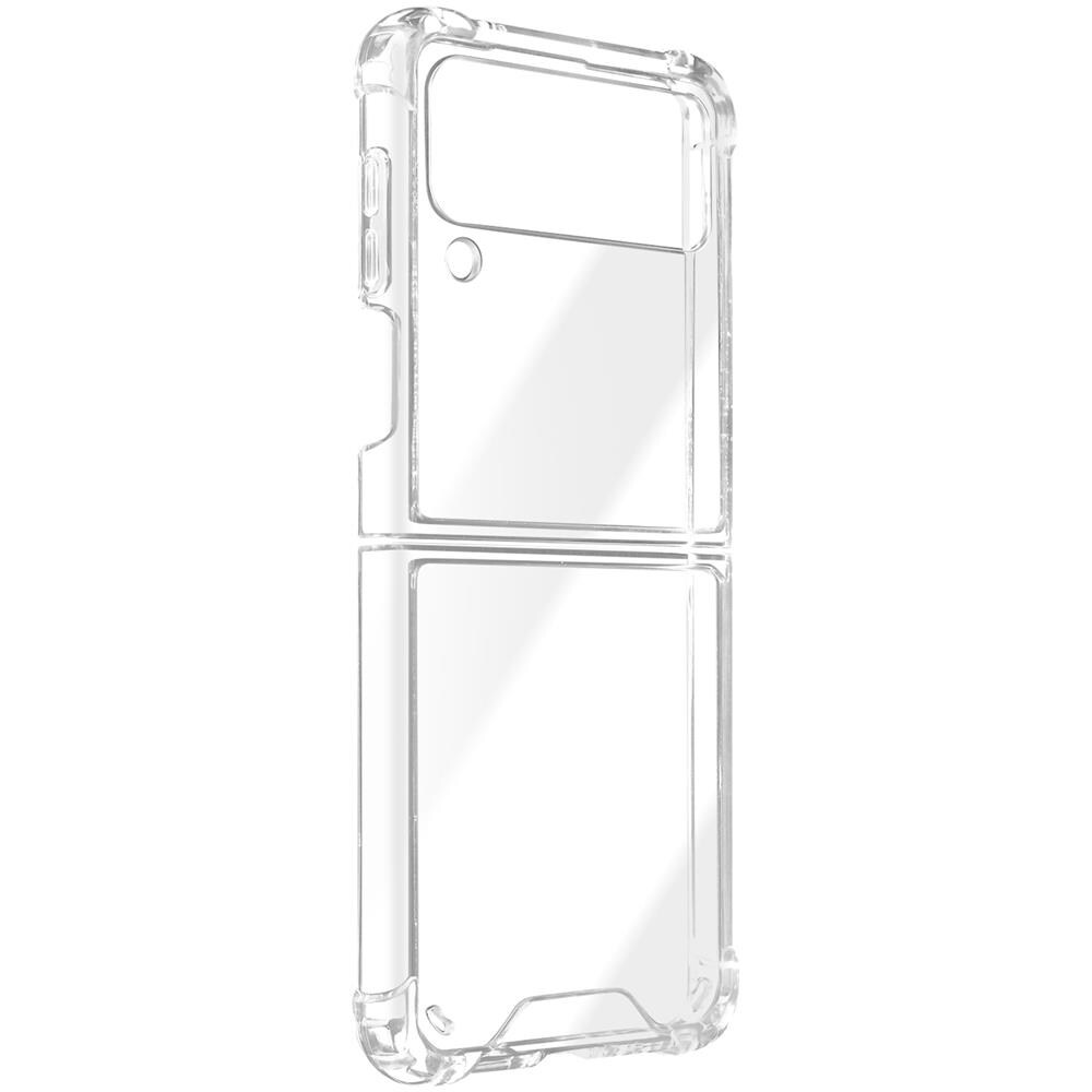Cover Gel Di Silicone Per Samsung Galaxy Z Flip4 Trasparente Angoli Rinforzati - Foto 2