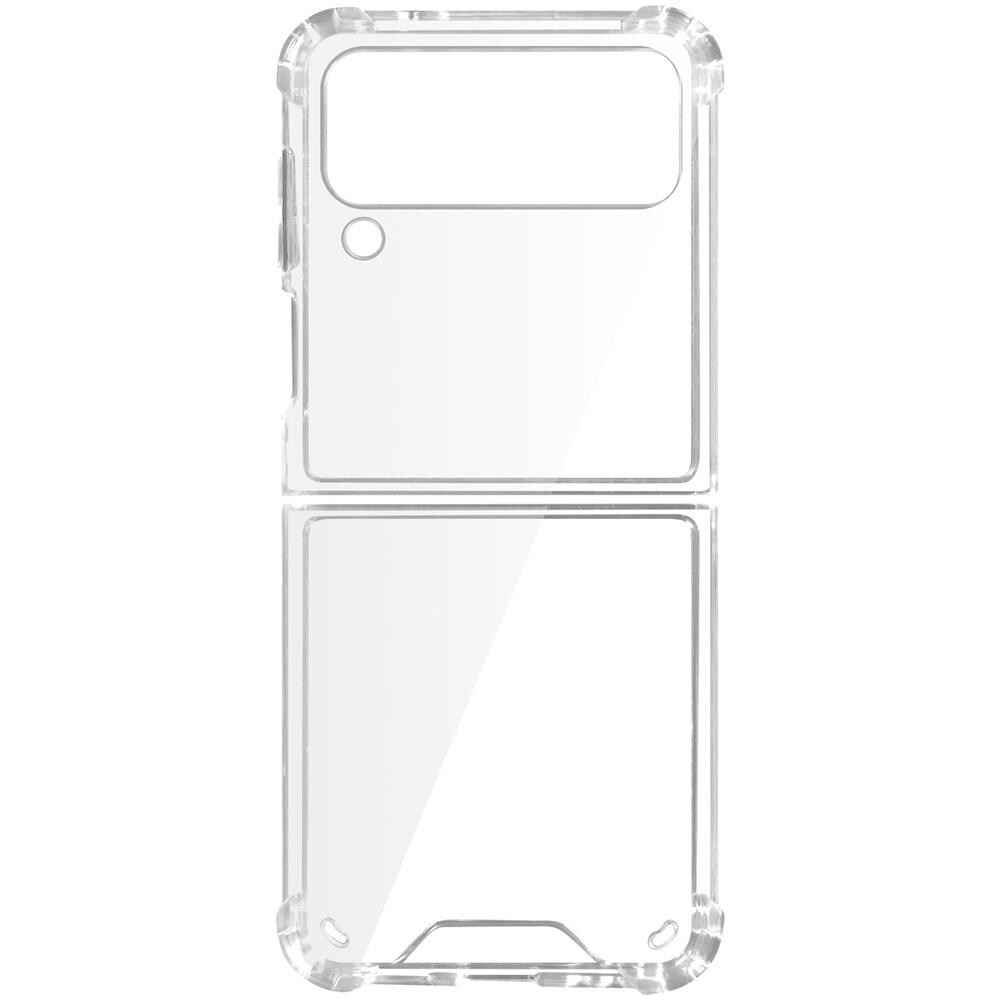 Cover Gel Di Silicone Per Samsung Galaxy Z Flip4 Trasparente Angoli Rinforzati - Foto 1