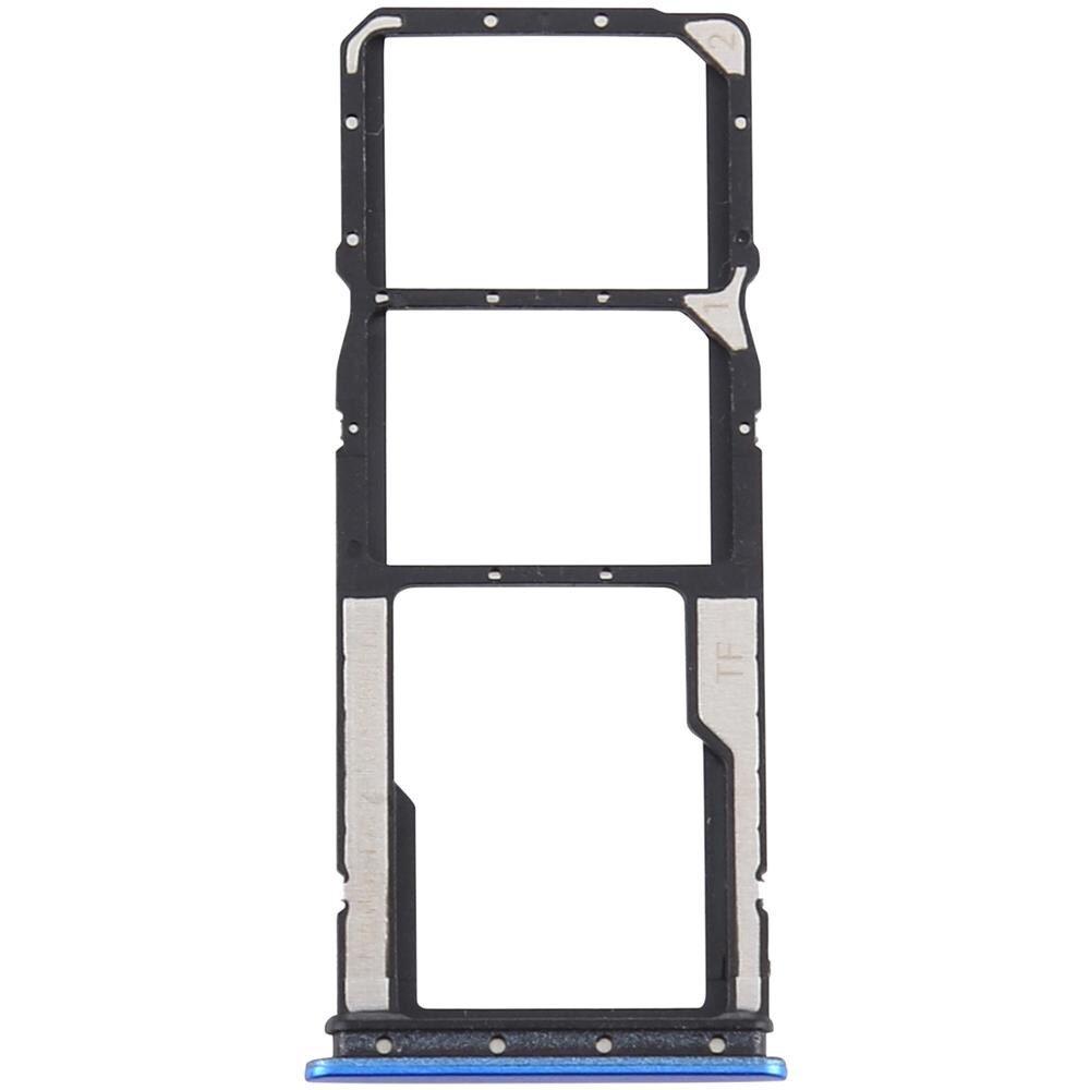 Carrellino Di Ricambio Scheda Sim Per Xiaomi Redmi 9a / 10a Compatibile Azzurro - Foto 1